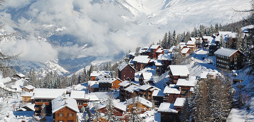 La Plagne, aaneengeschakelde dorpjes